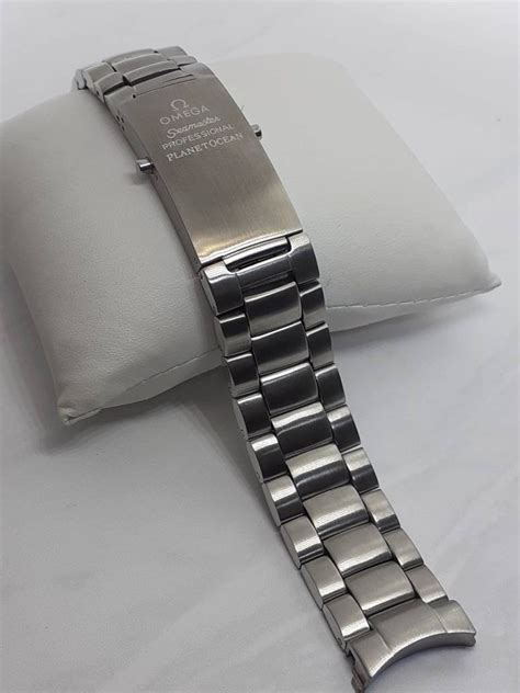 omega seamaster stainless steel watch band|Omega Seamaster watch band replacement.